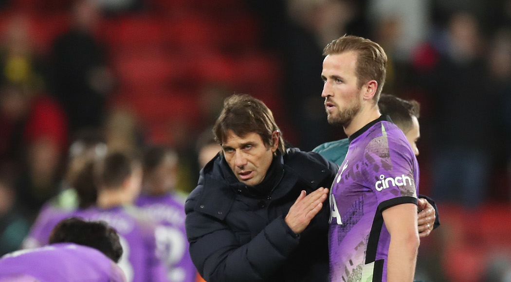 55Score, Striker Kane committed to Spurs, says Conte